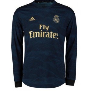 Camisa oficial Adidas Real Madrid 2019 2020 II jogador manga comprida